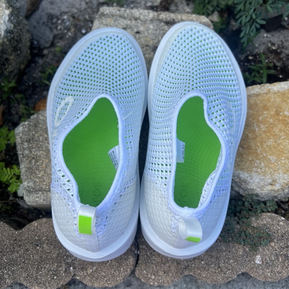 OOFOS OOmega Chukka Womens US 6.5 Recovery Shoes Slip On White - Picture 5 of 9